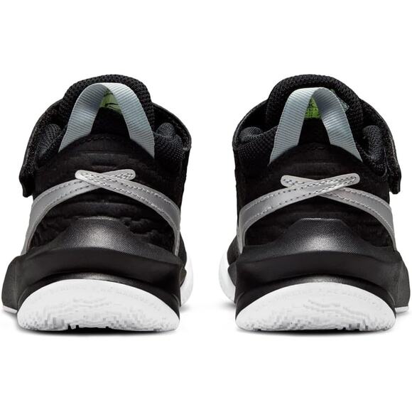 NWT Nike unisex Kid Team Hustle D 10,Black/Metallic Silver/Volt/White-Sz 12C - Picture 5 of 5